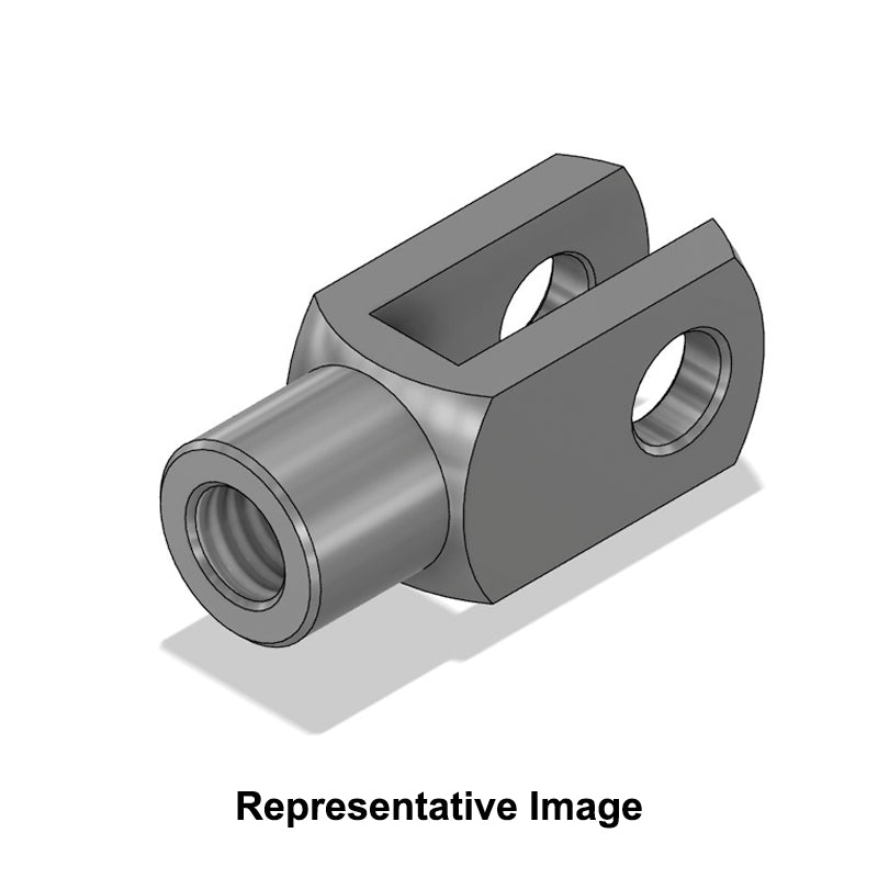 Chiavette G30x54SS Right Hand Female Stainless Steel Clevis 30mm Bore 54mm Base / Bore Center M30x3.5 Thread - Allow 7-10 Days