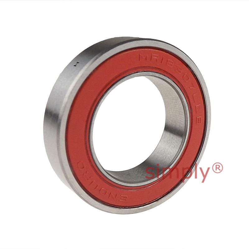 ENDURO CHMR18307LLB Ceramic Hybrid Deep Groove Bearing with Low Friction Seals 18x30x7mm