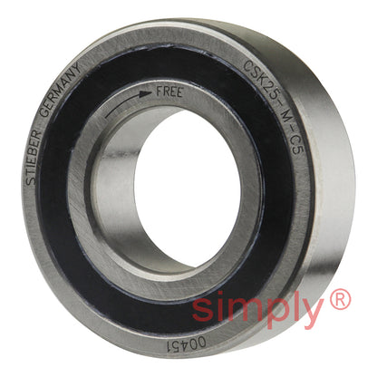 Stieber CSK25 25mm Sprag Clutch One Way Bearing Without Keyways 25x52x15mm