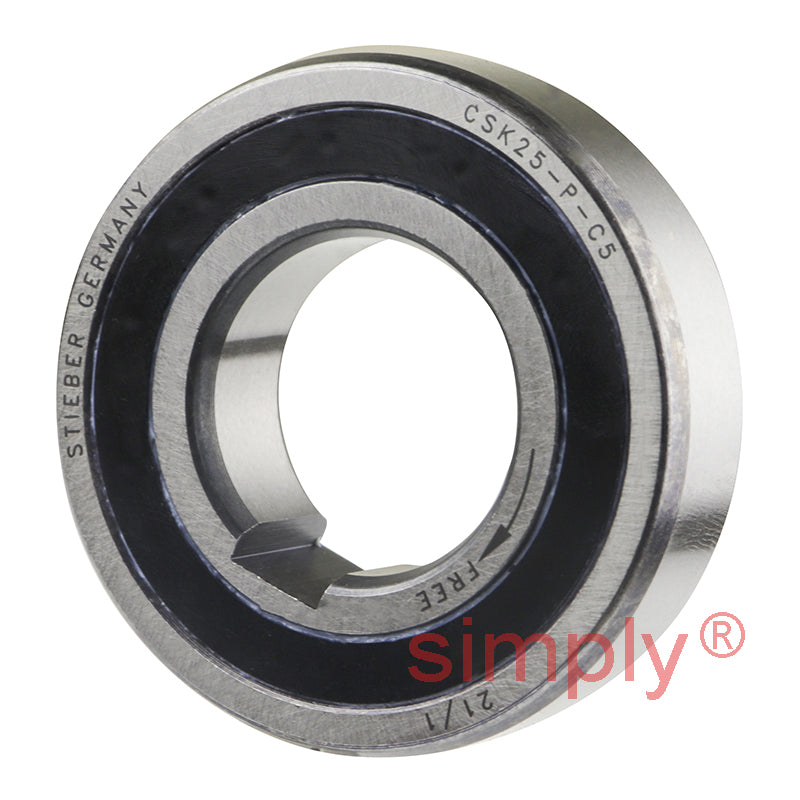 Stieber CSK25P 25mm Sprag Clutch One Way Bearing with Internal Keyway 25x52x15mm