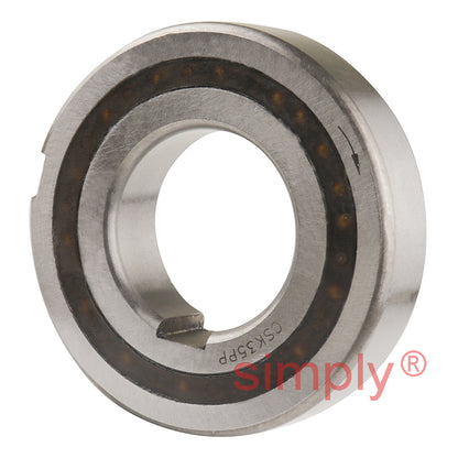 CSK35PP 35mm Sprag Clutch One Way Bearing with Internal and External Keyways 35x72x17mm
