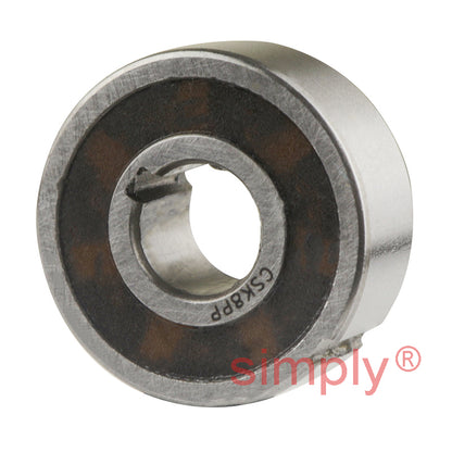 CSK8PP 8mm Sprag Clutch One Way Bearing with Internal and External Keyways 8x22x9mm