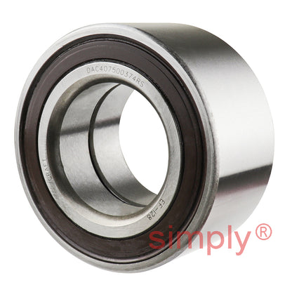 DAC407500374RS Rubber Sealed Double Row Wheel Bearing 40x75x37mm