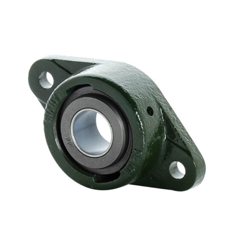 Major Brand DF5-28E-DU Imperial Cast Iron Two Bolt Oval Flanged Housing with 1-3/4 inch Bore Steel Insert - Allow 2-3 Days