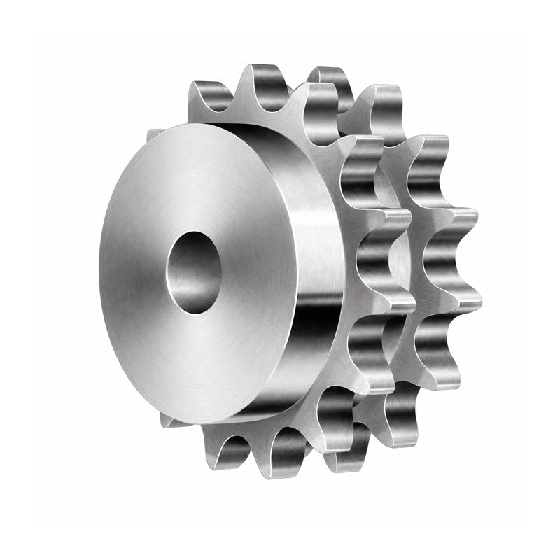 13 Tooth 10B Pilot Bore Double Simplex Sprocket for 5/8 inch Pitch Chain