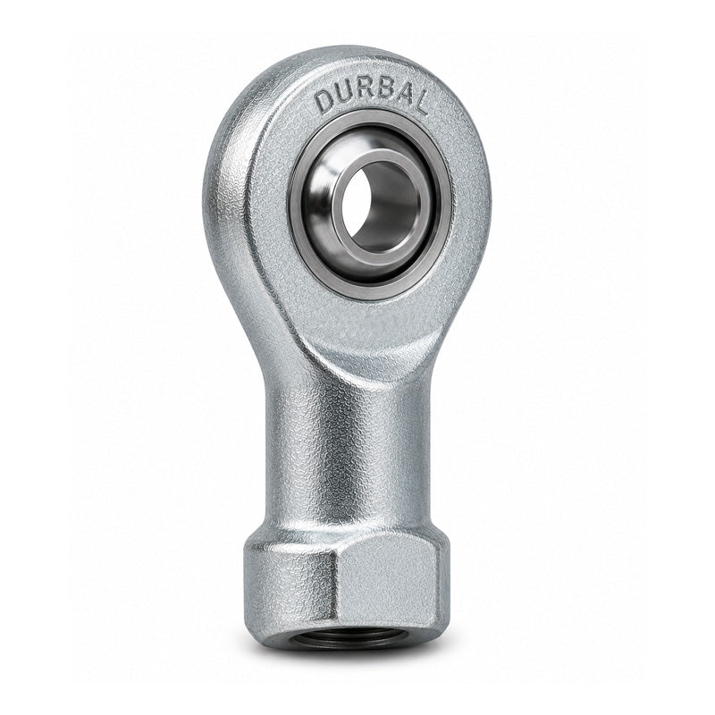 Durbal DPHS18 Maintenance Required Right Hand Metric Steel Female Rod End M18x1.5 Thread