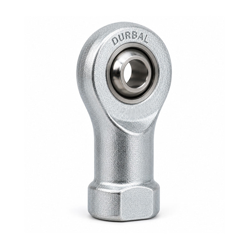Durbal DPHSL08 Maintenance Required Left Hand Metric Steel Female Rod End M8 Thread