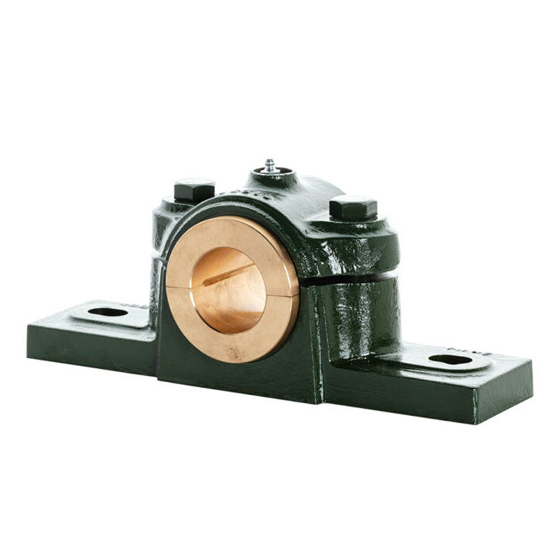 Major Brand EN80E Imperial Split Cast Iron Two Bolt Pillow / Plummer Block Housing with 5 inch Bore Gunmetal Bush Insert - Allow 3-4 Weeks
