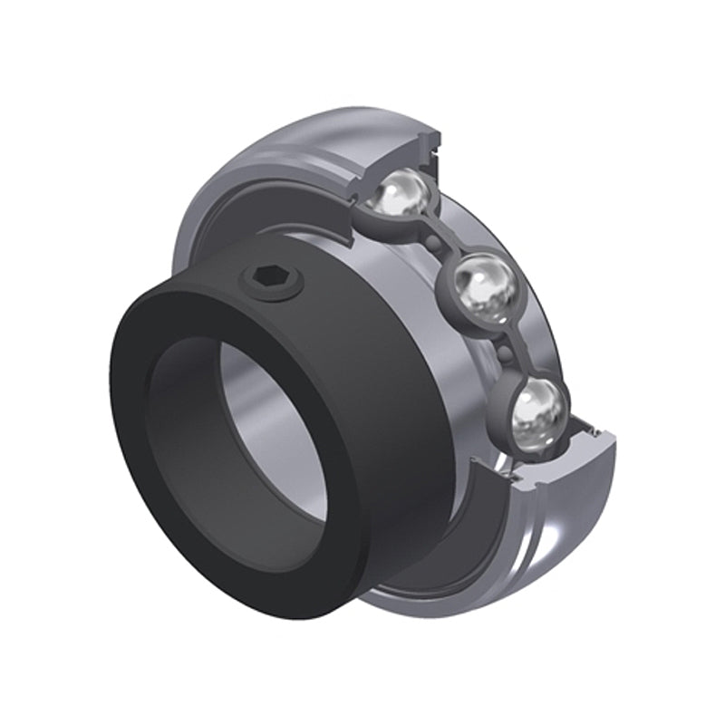 SNR ES206G1N Metric Flatback Grooved Spherical Outer Bearing Insert 30mm Bore 62mm Outside Diameter with Eccentric Collar - Allow 2-3 Days