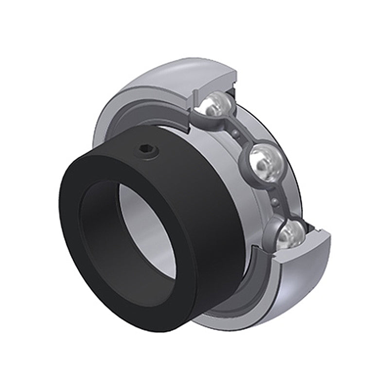 SNR ES203-11G2 Imperial Flatback Spherical Outer Bearing Insert 11/16 inch Bore 40mm Outside Diameter with Eccentric Collar - Allow 2-3 Days