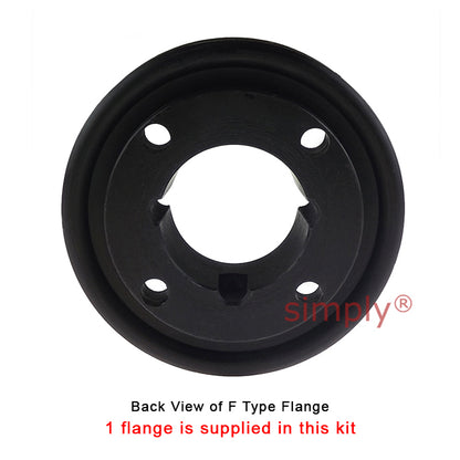 Major Brand F40H/F40F Inner/Outer Facing Taper Bores Type Tyre Drive Coupling Assembly with Natural Rubber Tyre