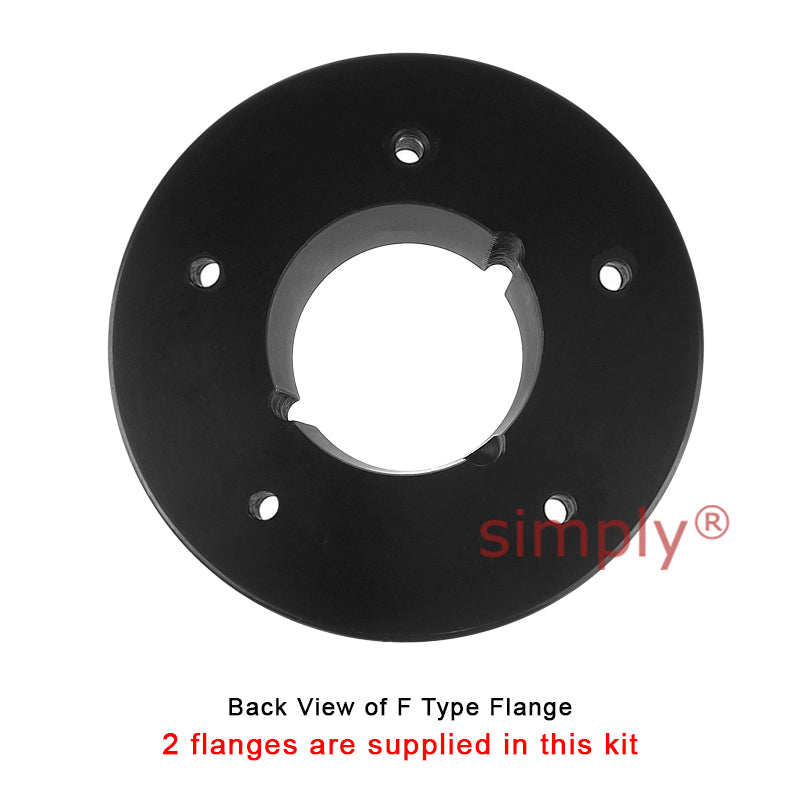 Major Brand F60F/F60F Inner Facing Taper Bores Type Tyre Drive Coupling Assembly with Natural Rubber Tyre