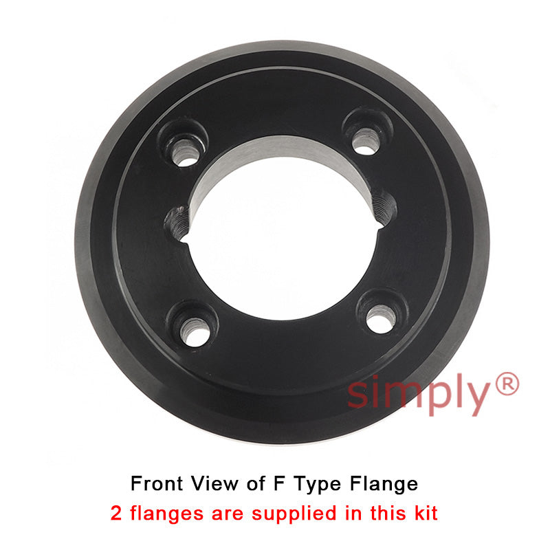 Major Brand F50F/F50F Inner Facing Taper Bores Type Tyre Drive Coupling Assembly with Fire Resistant Antistatic (F.R.A.S) Tyre