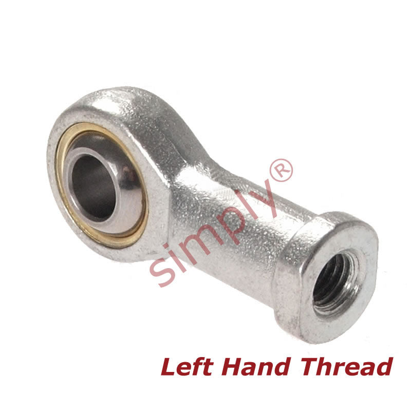 Branded FBL-07 Left Hand Imperial Steel / Bronze Lined Maintenance Required Plain Female Rod End 7/16 UNF Thread - Allow 7-10 Days