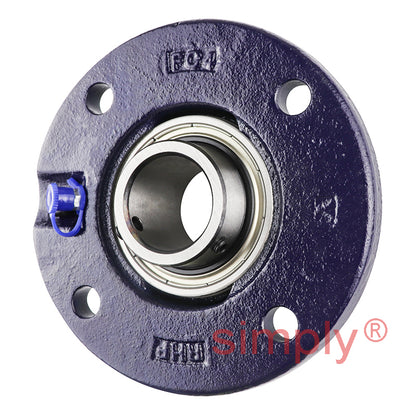 RHP FC30-RHP Four Bolt Round Cast Iron Flanged Bearing Unit and 30mm Insert