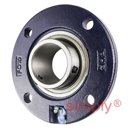 RHP FC60-RHP Four Bolt Round Cast Iron Flanged Bearing Unit and 60mm Insert