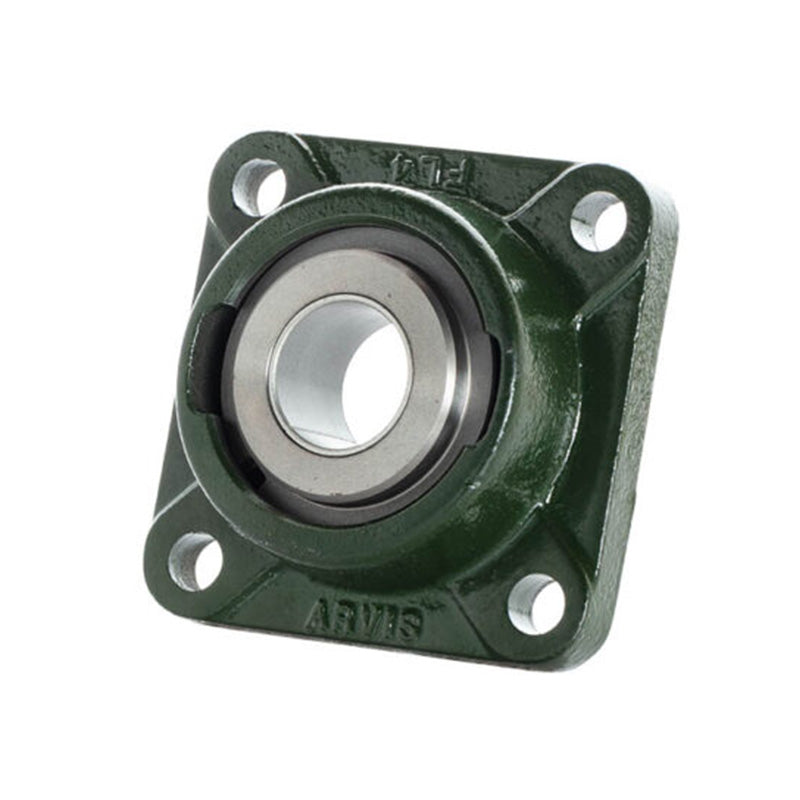 Major Brand FL6-30E-DX Imperial Cast Iron Four Bolt Square Flanged Housing with 1-7/8 inch Bore Steel Insert - Allow 3-4 Weeks