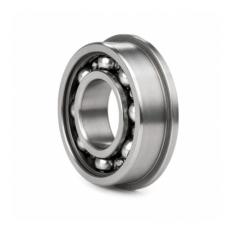 SF6906 Budget Stainless Steel Open Flanged Thin Section Deep Groove Ball Bearing 30x47x9mm