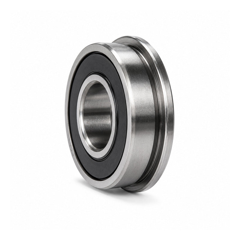 FR82RS Budget Rubber Sealed Flanged Deep Groove Ball Bearing 1/2x1-1/8x5/16 inch