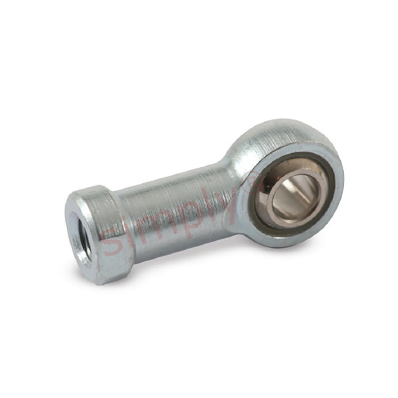 Dunlop FPL-M05 Left Hand Metric Steel / Nylon Lined Maintenance Free Plain Female Rod End M5x0.8 Thread