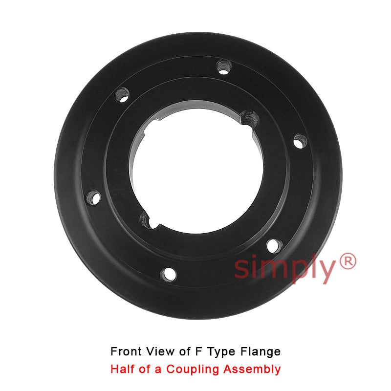 Major Brand F120F-MB Drive Coupling Inner Tapered Locking Bush Type Max Bush Bore 100mm / 4 inch
