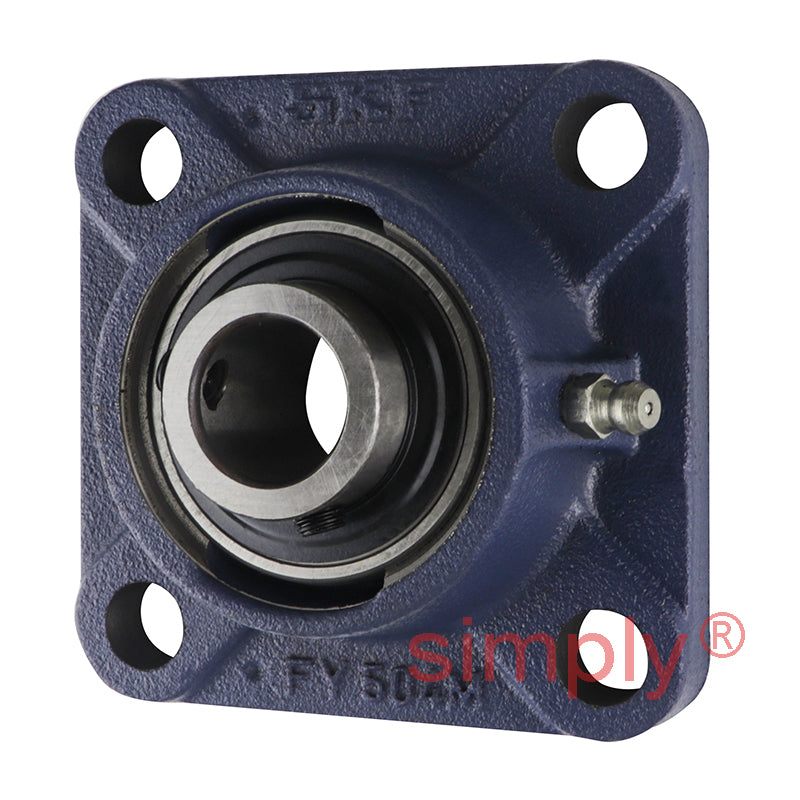 SKF FY3/4TF/VA228 Y Bearing Four Bolt Square High Temperature Flange Unit Housing with Graphite Cage Insert for Imperial Shaft 3/4inch