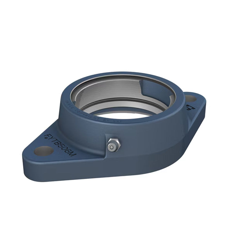 SKF FYT1-3/4FM Oval Cast Housing with Grub Screw 1-3/4 inch Insert 