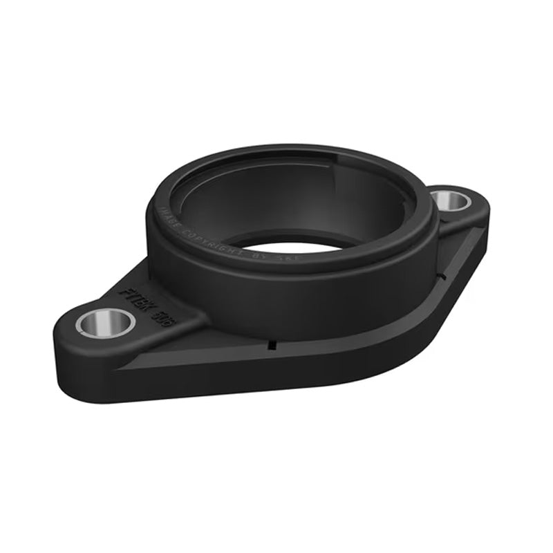 FYTB504M Y-Bearing Flanged Two Bolt Cast Iron Oval Housing Unit 50.8x112x60.5mm
