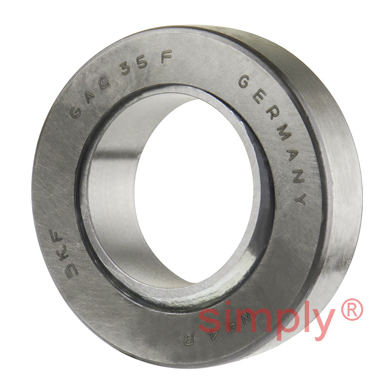 SKF GAC35F Angular Contact Spherical Plain Bearing Steel / PTFE Fabric 35x62x18mm