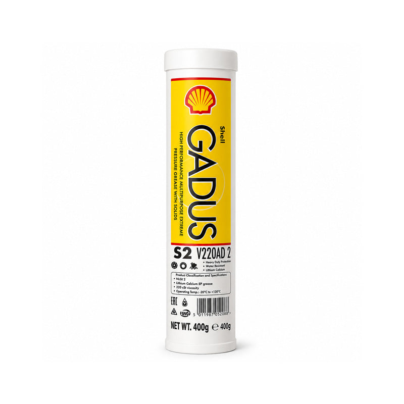 Shell Gadus S2 V220 AD2 Lithium Calcium Grease 400g Cartridge