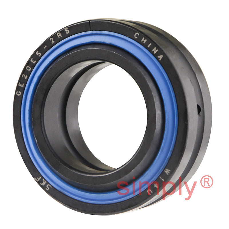 SKF GE20ES2RS Double Sealed Spherical Plain Bearing 20x35x12x16mm