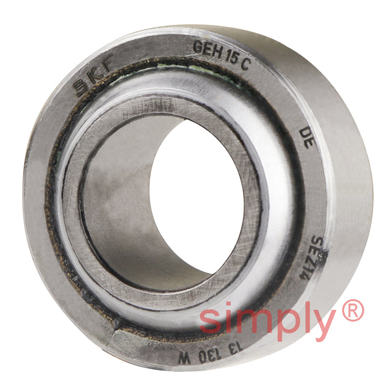 SKF GEH15C Maintenance Free Spherical Plain Bearing Steel / Bronze 15x30x16x10mm