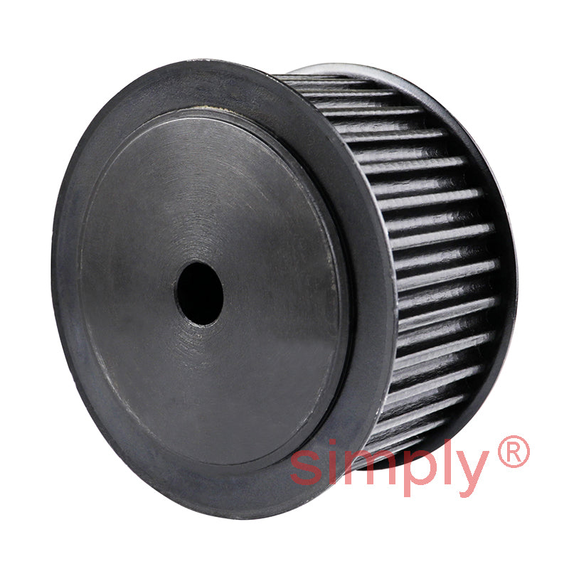 P36-5M-15F - 5mm Pitch 36 Tooth Flanged HTD Type Steel Pilot Bore Timing Pulley for 15mm Wide Belts