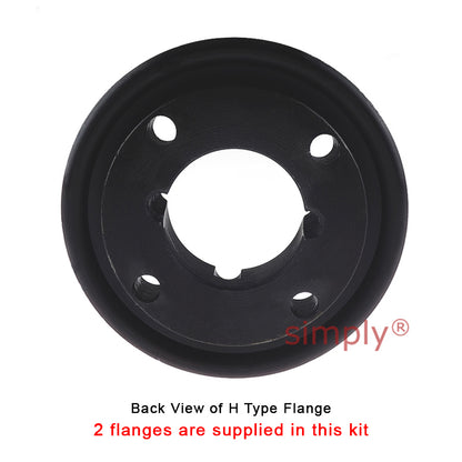 Major Brand F50H/F50H Outer Facing Taper Bores Type Tyre Drive Coupling Assembly with Natural Rubber Tyre