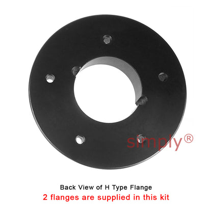 Major Brand F60H/F60H Outer Facing Taper Bores Type Tyre Drive Coupling Assembly with Fire Resistant Antistatic (F.R.A.S) Tyre