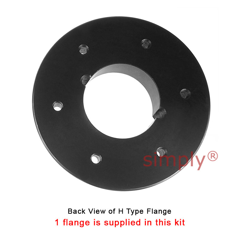 Major Brand F90H/F90F Inner/Outer Facing Taper Bores Type Tyre Drive Coupling Assembly with Natural Rubber Tyre