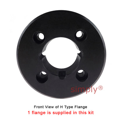 Major Brand F40H/F40B Outer Facing Taper Bore/Pilot Bored Tyre Drive Coupling Assembly with Fire Resistant Antistatic (F.R.A.S) Tyre