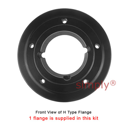 Major Brand F70H/F70B Outer Facing Taper Bore/Pilot Bored Tyre Drive Coupling Assembly with Fire Resistant Antistatic (F.R.A.S) Tyre
