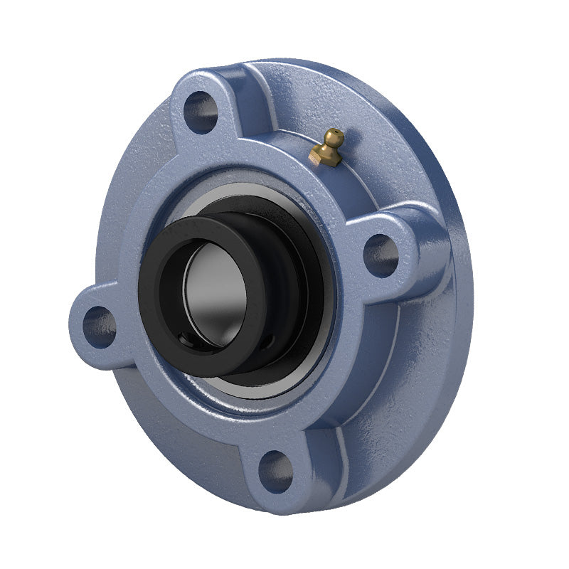 HCFC218-56 Imperial Four Bolt Cast Iron Round Flanged Housing with 3-1/2 inch Eccentric Collar Insert