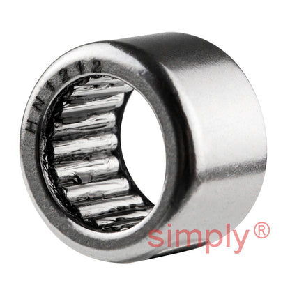 Budget HN1212 Open Ended Drawn Cup Type Full Complement Needle Roller Bearing 12x18x12mm