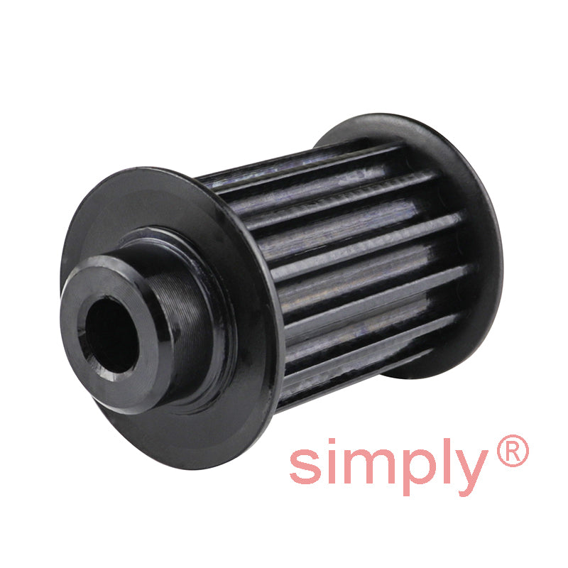 Drive-Flex P14-5M-25F - 5mm Pitch 14 Tooth Flanged HTD Type Steel Pilot Bore Timing Pulley for 25mm Wide Belts