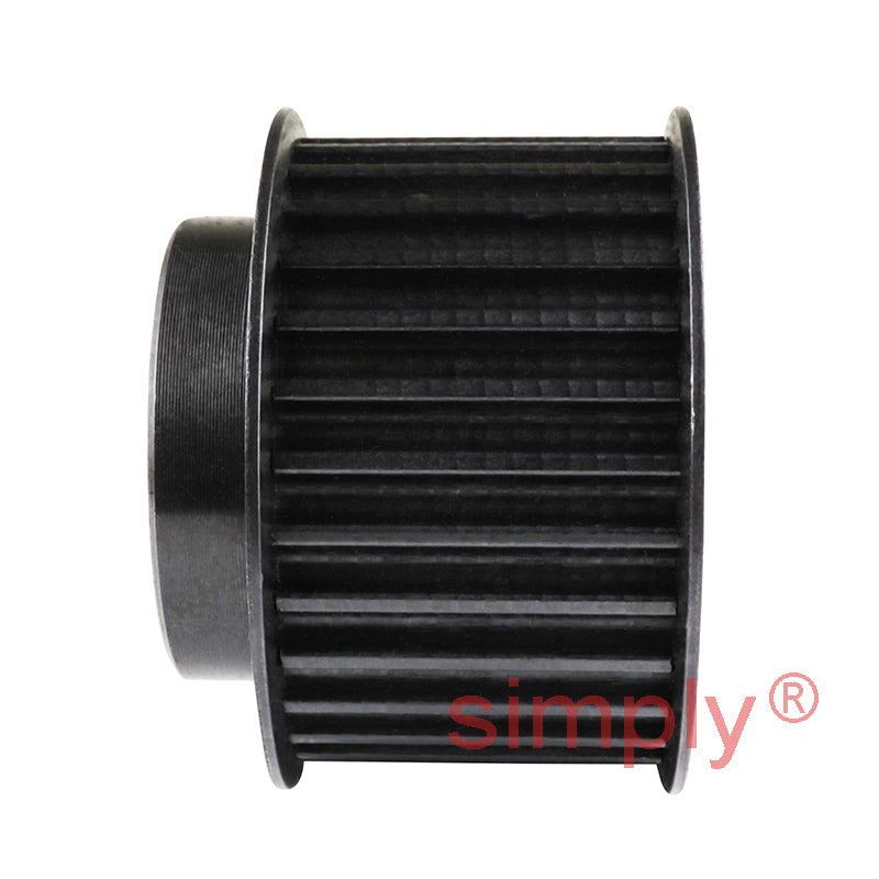 Drive-Flex P30-5M-25F - 5mm Pitch 30 Tooth Flanged HTD Type Steel Pilot Bore Timing Pulley for 25mm Wide Belts