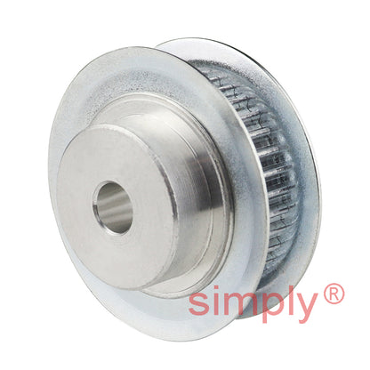 Drive-Flex P40-3M-15F - 3mm Pitch 40 Tooth Flanged HTD Type Aluminium Pilot Bore Timing Pulley for 15mm Wide Belts