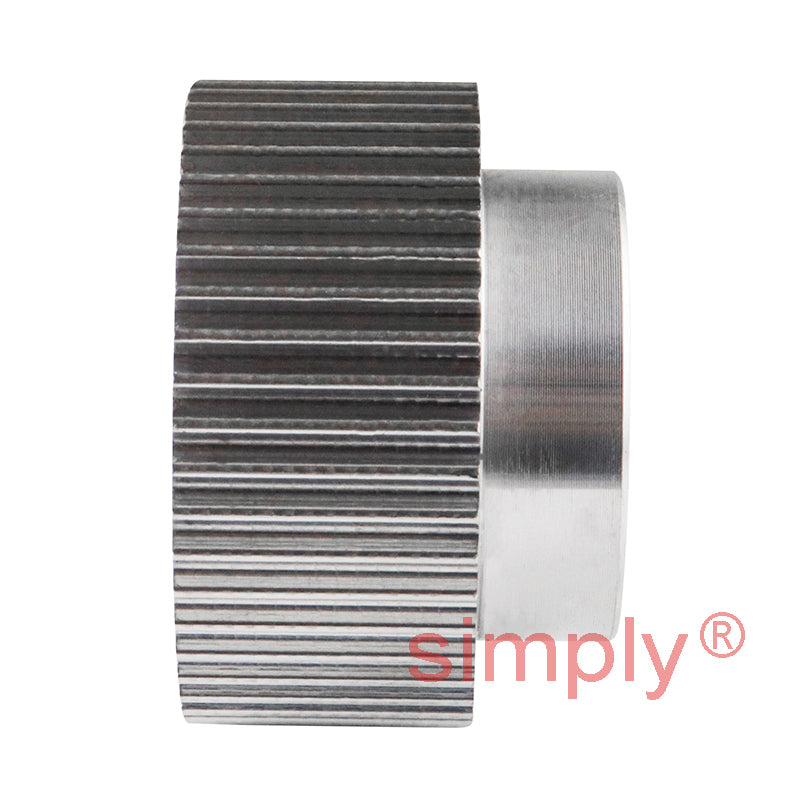 P48-3M-15 - 3mm Pitch 48 Tooth Flangeless HTD Type Aluminium Pilot Bore Timing Pulley for 15mm Wide Belts