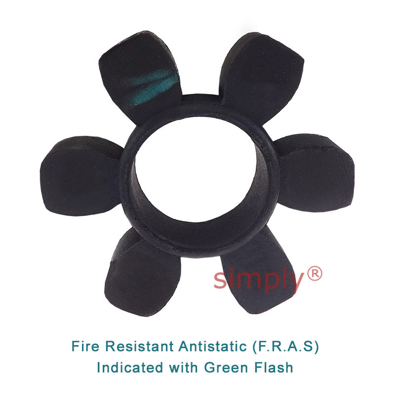 Major Brand HRC230F/HRC230B Coupling Assembly Inner Facing Taper Bore/Pilot Bored Max Bush Bore 75mm / 3 inch with Fire Resistant Antistatic (F.R.A.S) Insert