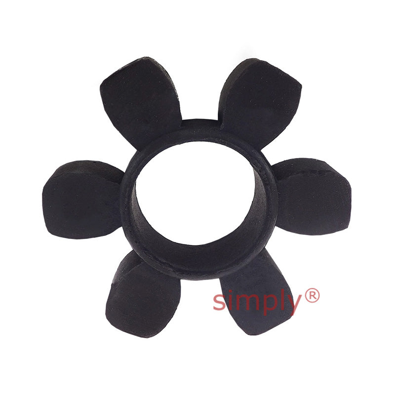Major Brand HRC110B Coupling Assembly Pilot Bored Nominal 10mm Max Bore 55mm with Natural Rubber Insert