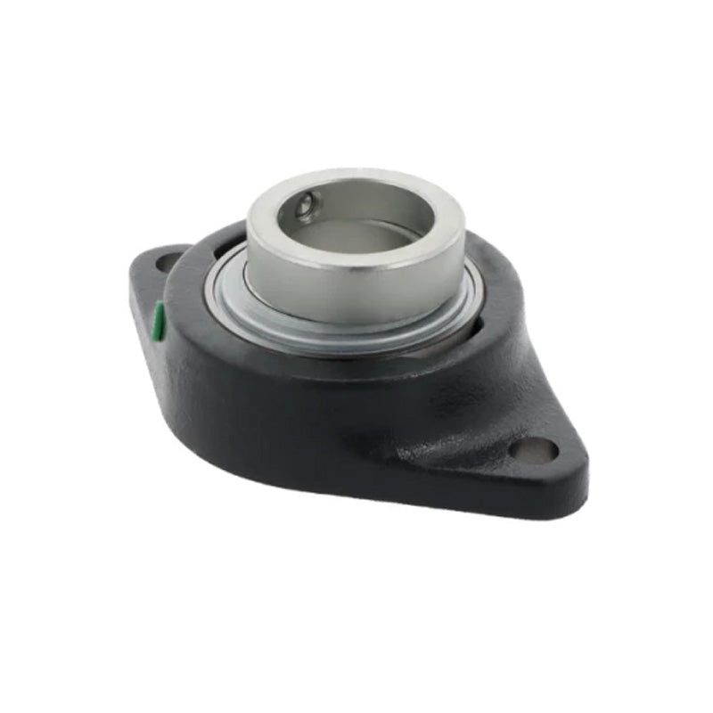 INA RCJT1-3/8 Two Bolt Cast Iron Oval Housing with Eccentric Collar Insert 1-3/8 inch Bore