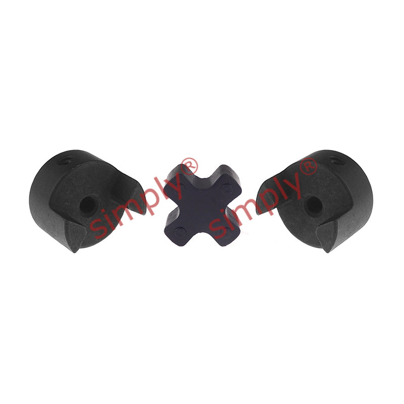 Major Brand L035B/L035B Pilot Bored Jaw Coupling Assembly Max Bore 8mm with Nitrile Rubber Insert