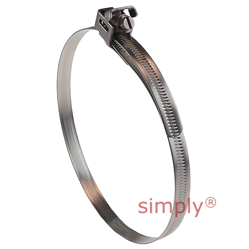 CAS300SS 304 Stainless Steel Jubilee Quick Release Captive Strap Adjustment Range 50mm-300mm Band Width 11mm