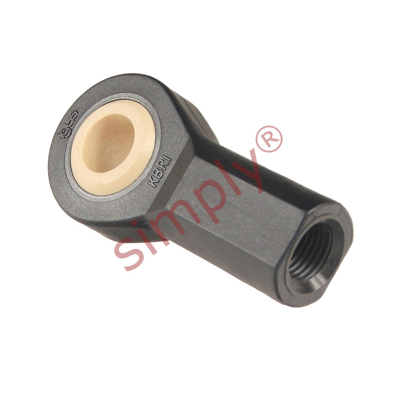 igubal KBRI05 Right Hand Female Plastic Rod End 0.312 inch Bore 5/16-24 Thread